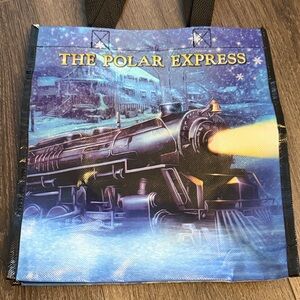 The Polar Express Kids Blue Tote Bag
